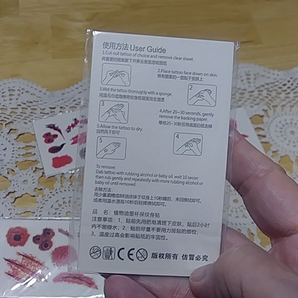 Halloween temporary Tattoos - Picture 5 of 5